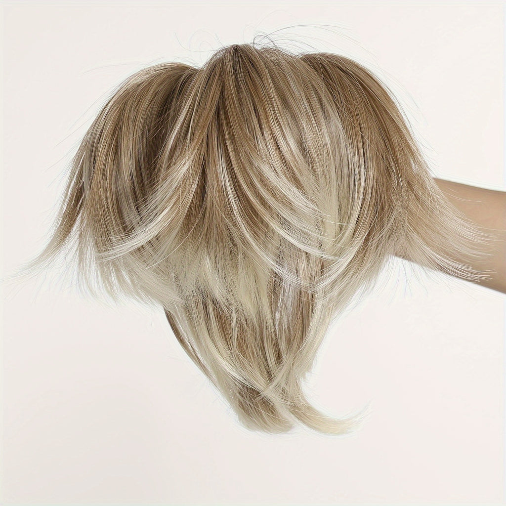 10 Inches Synthetic Claw Clip Messy Chignon Hair Extensions Daily Wear Clip-in Ponytail Extensions Hair Accessories for Women