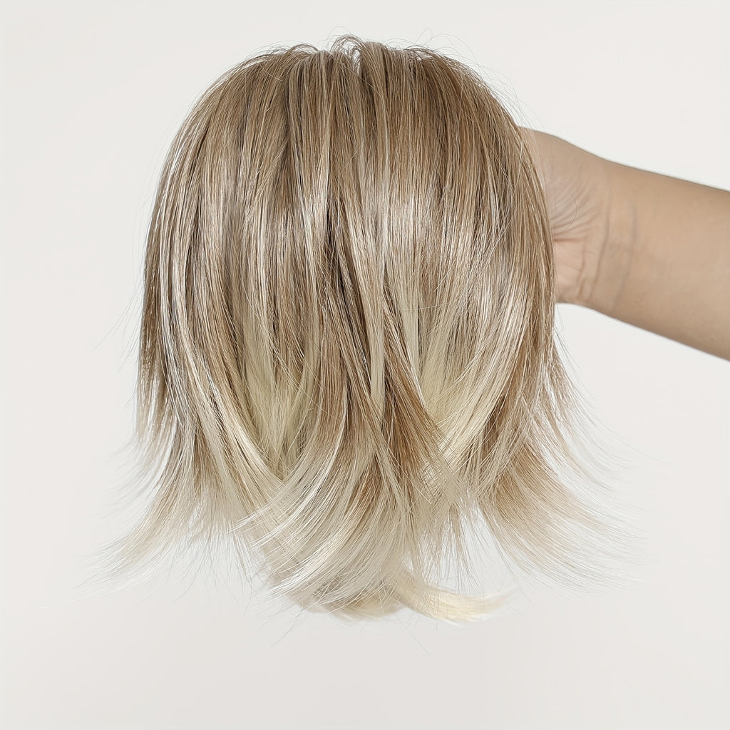 10 Inches Synthetic Claw Clip Messy Chignon Hair Extensions Daily Wear Clip-in Ponytail Extensions Hair Accessories for Women